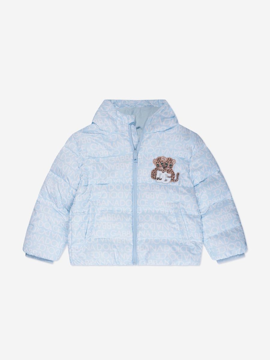 Boys Dolce & Gabbana Kids Coats & Jackets | Baby Boys Puffer Jacket In Blue