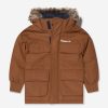 Teen Timberland Coats & Jackets | Boys Hooded Parka In Brown