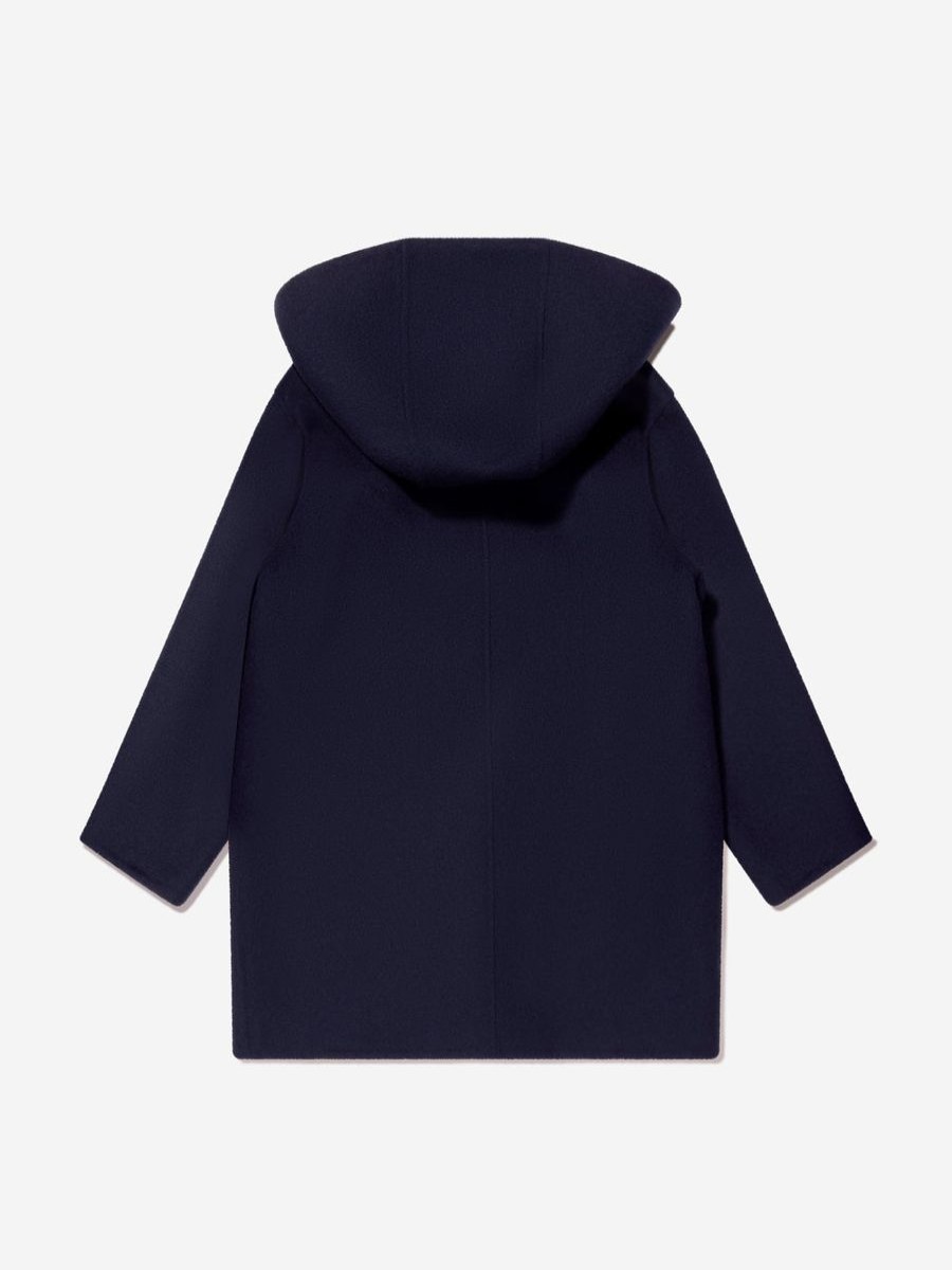 Boys Trussardi Coats & Jackets | Boys Gawir Long Coat In Navy