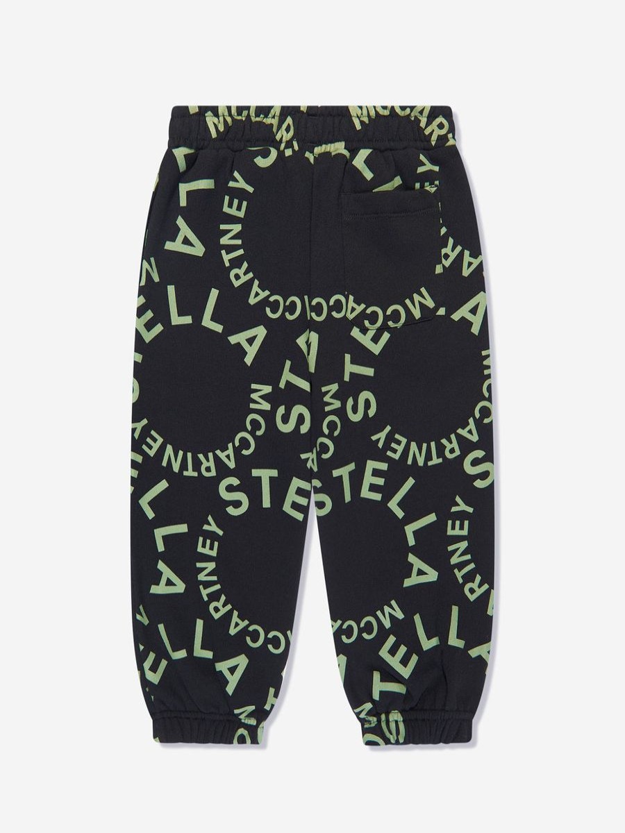 Boys Stella McCartney Kids Sweatpants | Boys Logo Joggers In Black