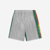 Boys Gucci Kids Swimwear | Boys Logo Swim Shorts In Grey