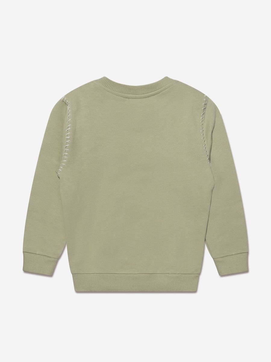 Boys Balmain Sweatshirts & Hoodies | Kids Logo Sweatshirt In Green