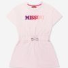 Teen Missoni Dresses | Girls Logo Jersey Dress In Pink