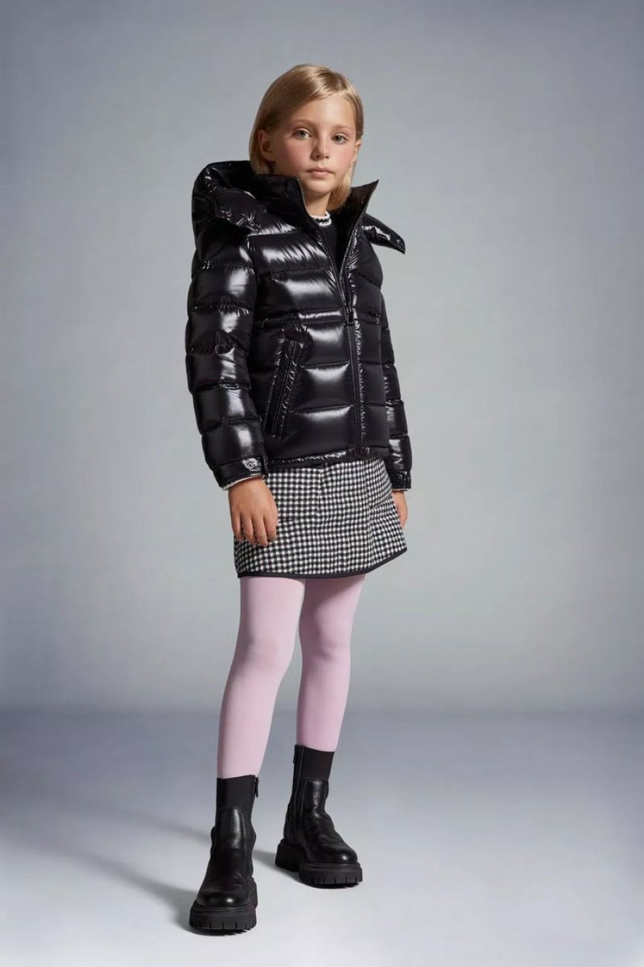 Teen Moncler Enfant Underwear | Girls Down Padded Maire Jacket In Black