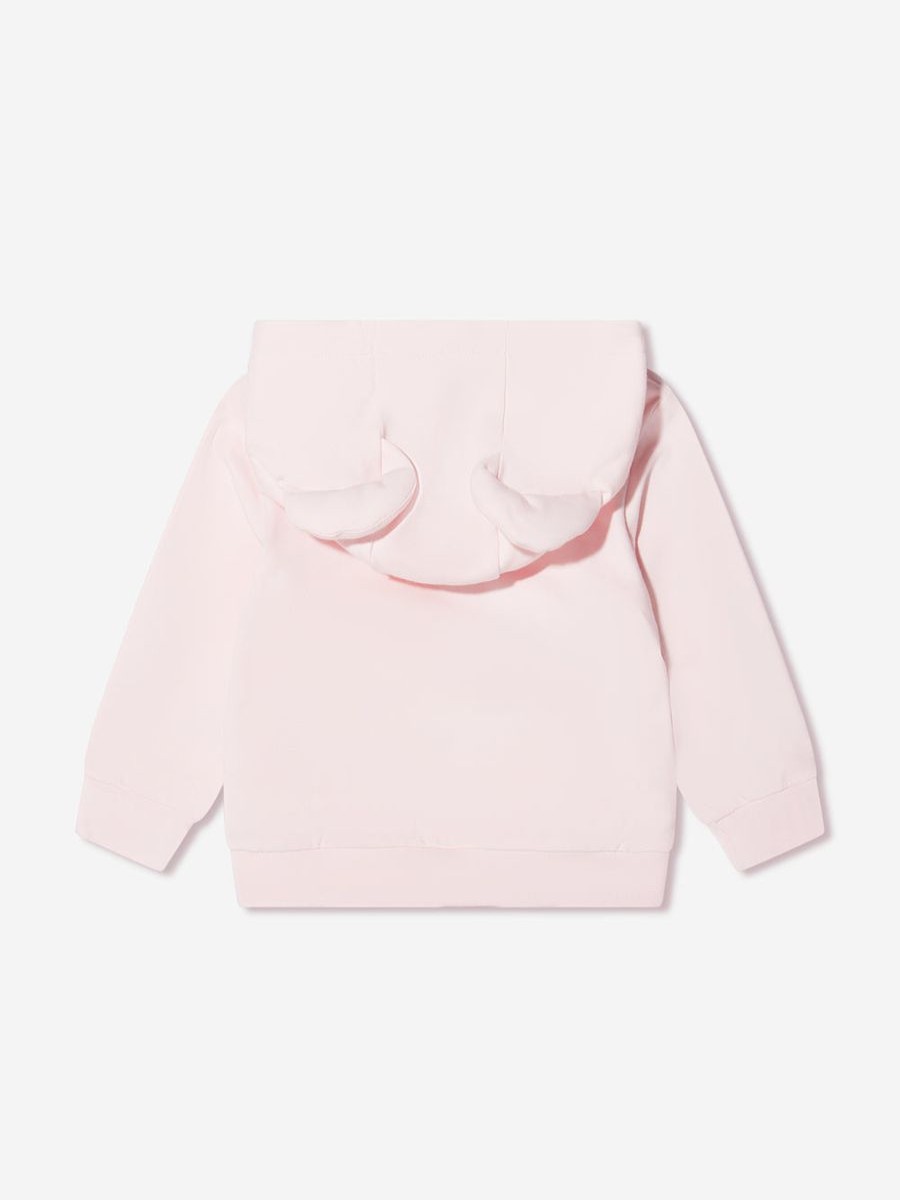 Baby Fendi Kids Sweatshirts & Hoodies | Fendi Kids - Baby Girls Teddy Bear Hoodie | Childsplay Clothing