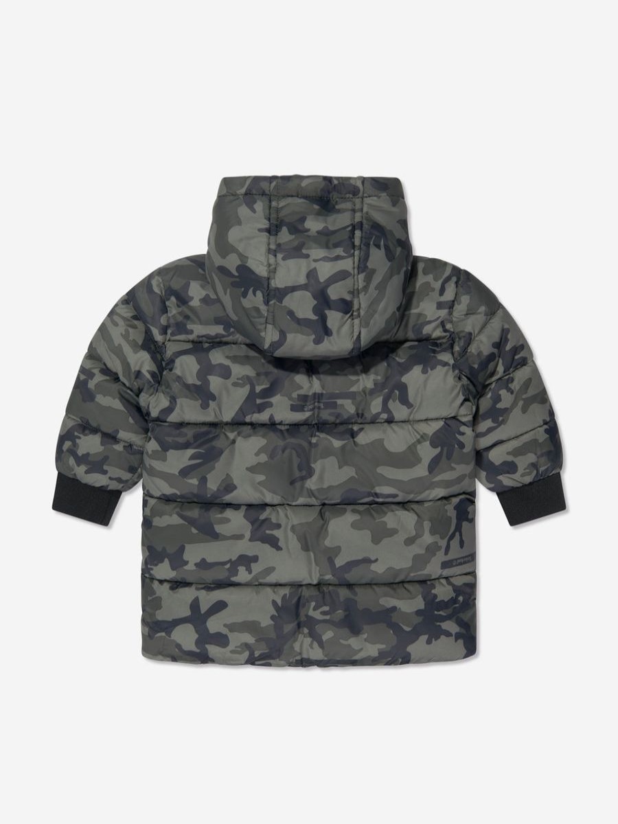 Boys Timberland Coats & Jackets | Baby Boys Camouflage Puffer Jacket In Green