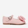 Baby Andanines Shoes | Girls Mary Jane Shoes With Bow In Pink