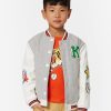 Boys KENZO KIDS Coats & Jackets | Boys Baseball Jacket In Grey