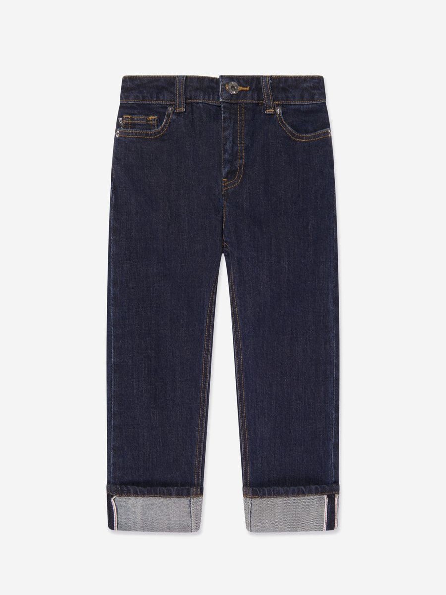 Boys Moschino Kids Jeans | Kids Teddy Slim Fit Jeans In Blue