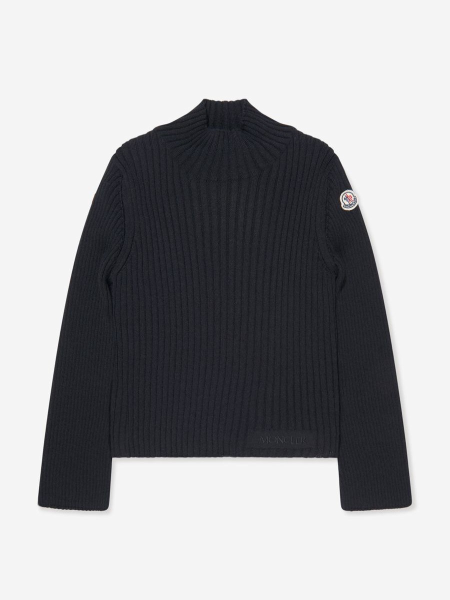 Teen Moncler Enfant Underwear | Girls Turtleneck Top In Black