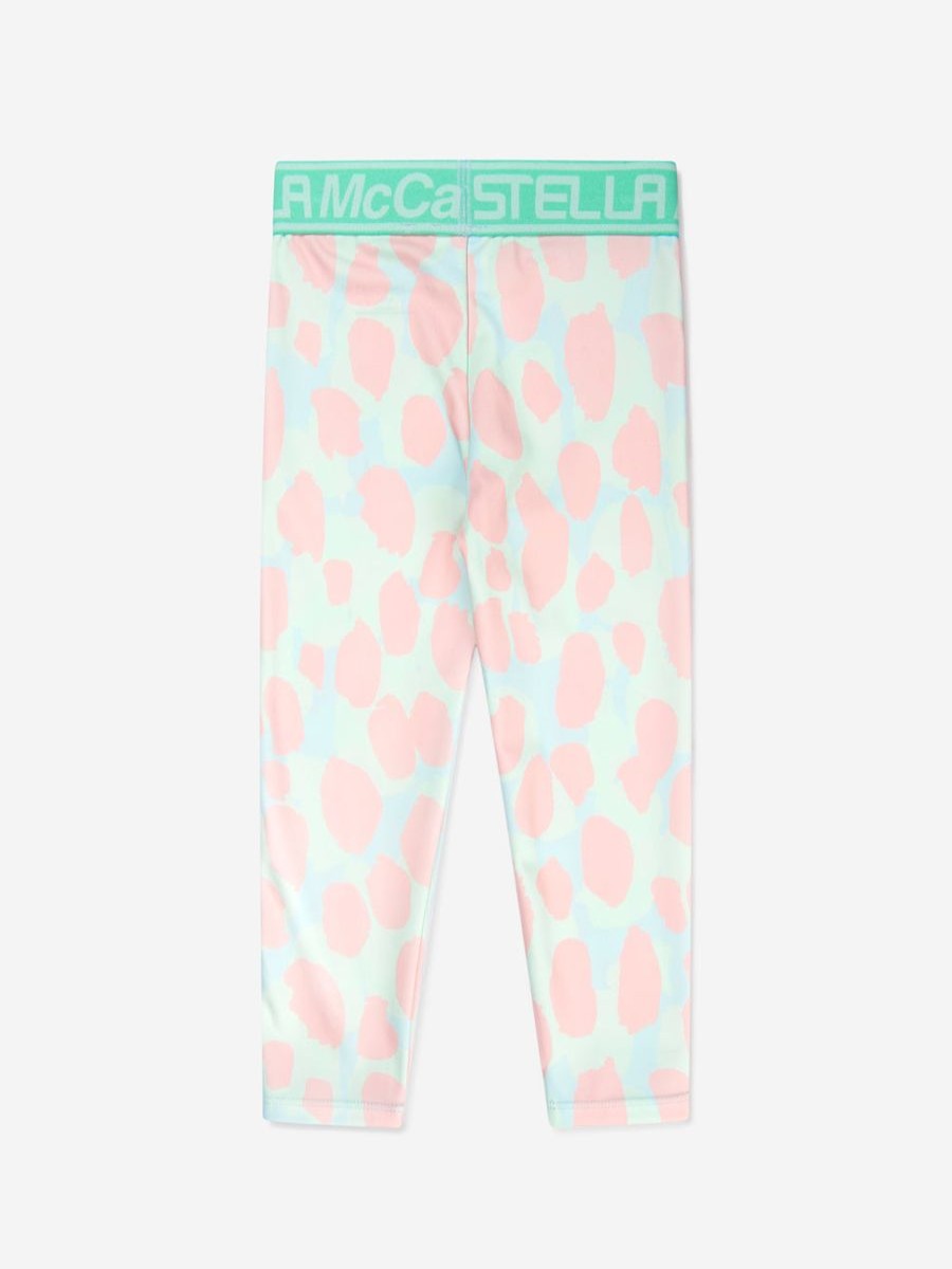 Girls Stella McCartney Kids Leggings | Girls Sports Leggings In Blue