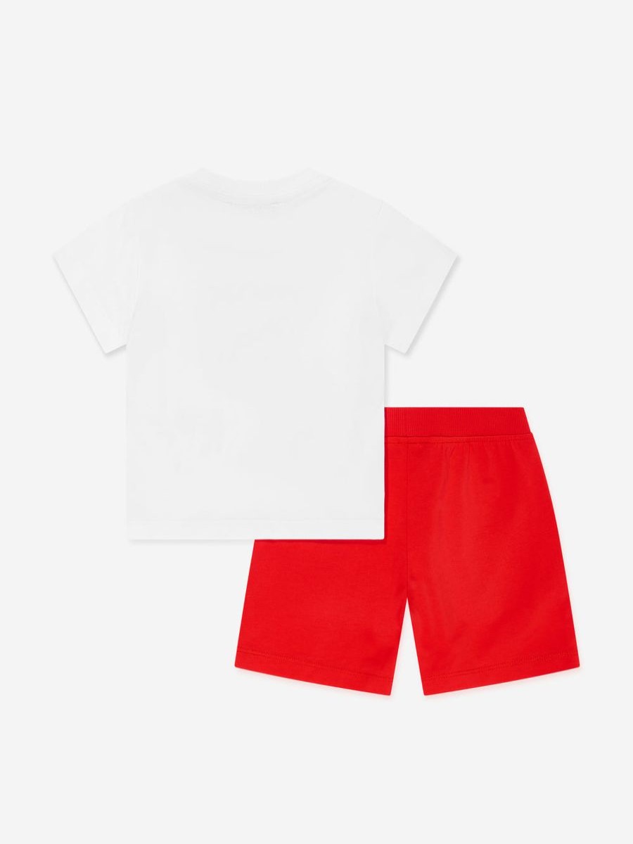 Boys Moschino Kids Shorts | Baby Teddy Logo Short Set In Multicolour