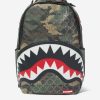 Boys Sprayground Bags & Backpacks | Kids $ Pattern Over Camo Backpack In Green