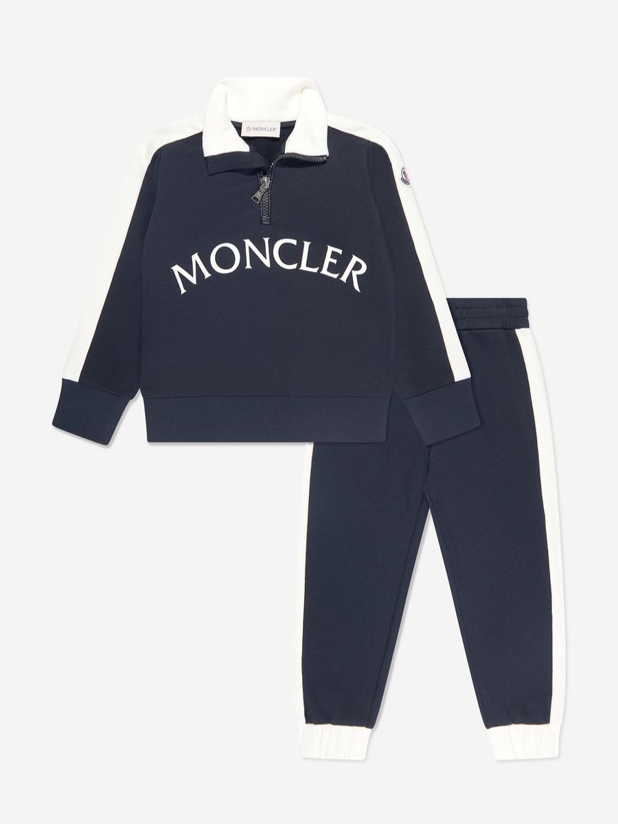 Boys Moncler Enfant Tracksuits | Boys Logo Tracksuit In Black