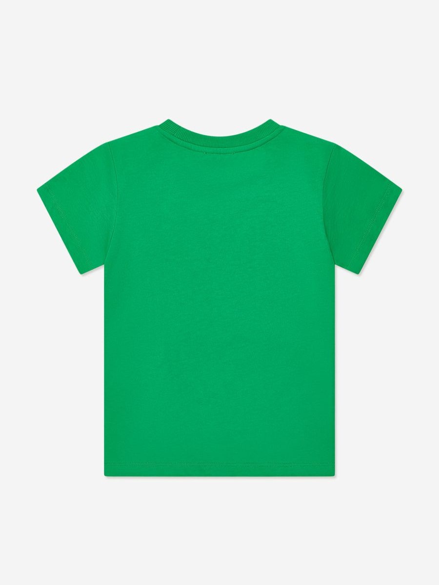 Boys Moschino Kids T-Shirts & Tops | Kids Teddy Logo T-Shirt In Green