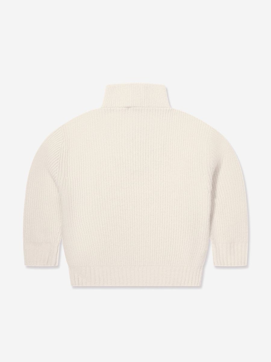 Boys Bonpoint Jumpers & Cardigans | Kids Baldo Wool Jumper In Ivory