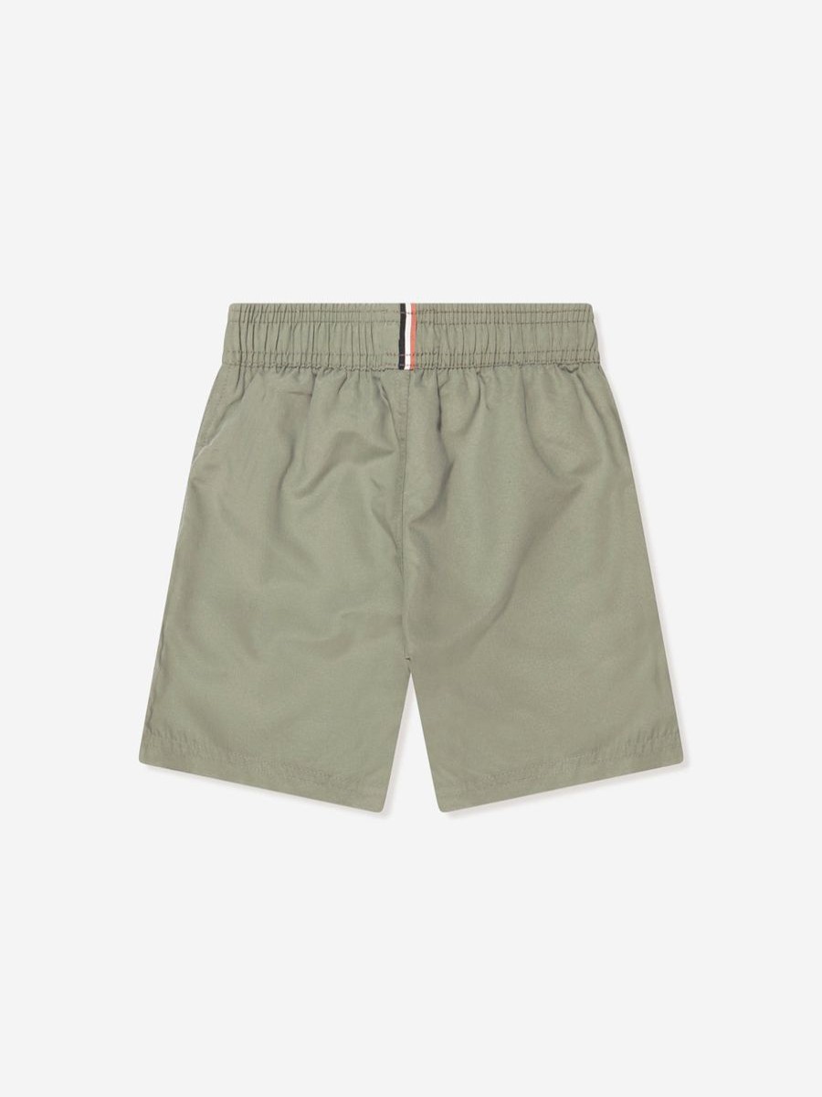 Boys BOSS Swimwear | Boys Swim Shorts In Green