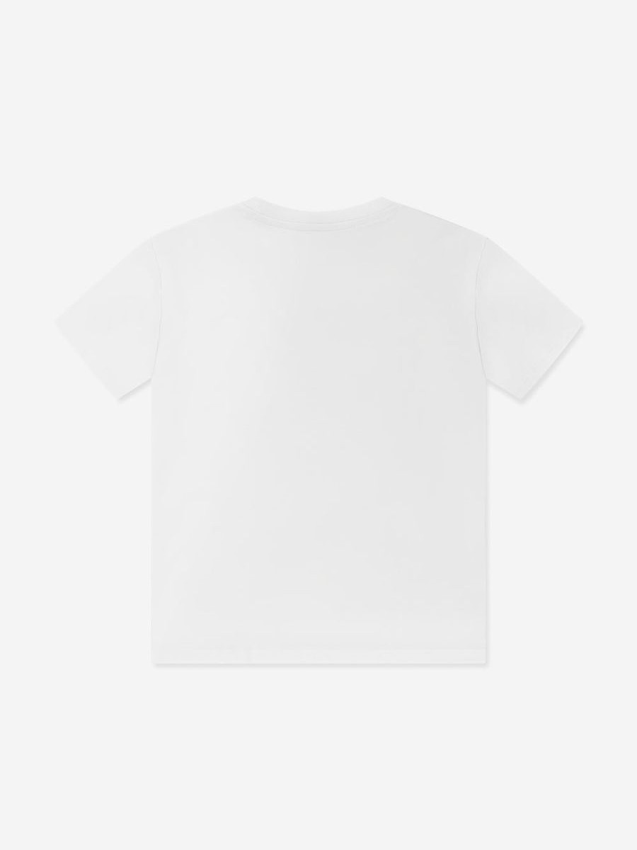 Boys Guess T-Shirts & Tops | Boys Bear Logo T-Shirt In White