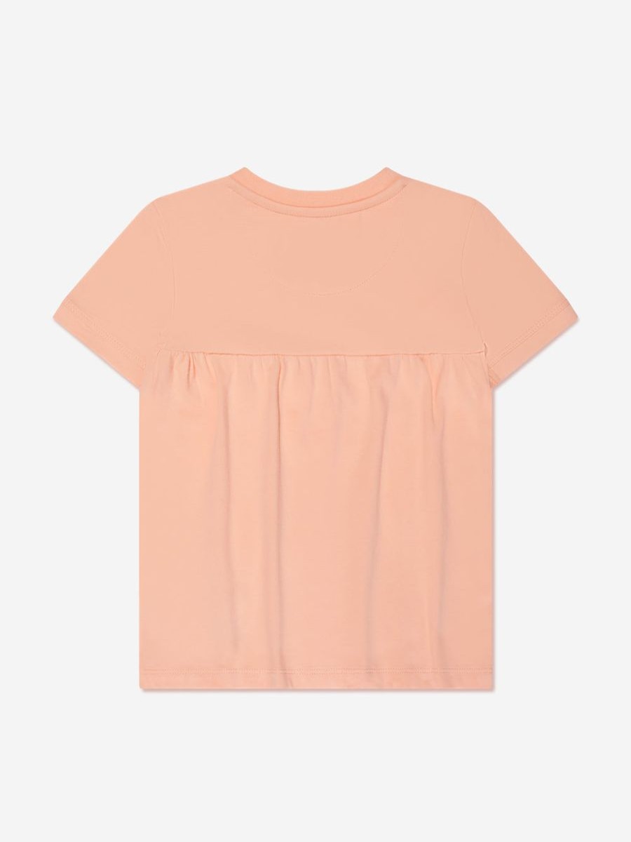 Girls Calvin Klein Jeans Dresses | Baby Girls Hero Logo Dress In Peach