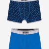 Boys BOSS Underwear | Boys 2 Pack Boxer Shorts Set In Blue