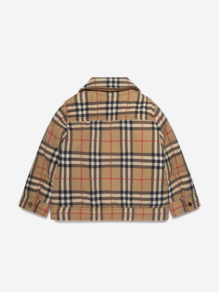 Boys Burberry Kids Coats & Jackets | Baby Boys Mini Gideon Short Jacket In Beige