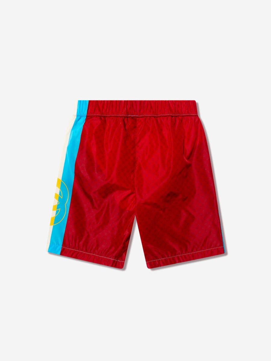 Boys Gucci Kids Swimwear | Boys Branded Swim Shorts In Blue