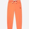 Boys Acne Studios Sweatpants | Kids Logo Joggers In Orange