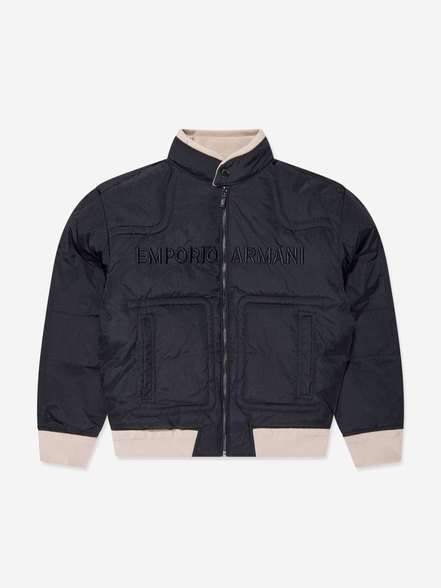 Boys Emporio Armani Coats & Jackets | Boys Padded Jacket In Navy