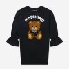 Girls Moschino Kids Dresses | Girls Teddy Bear Logo Dress