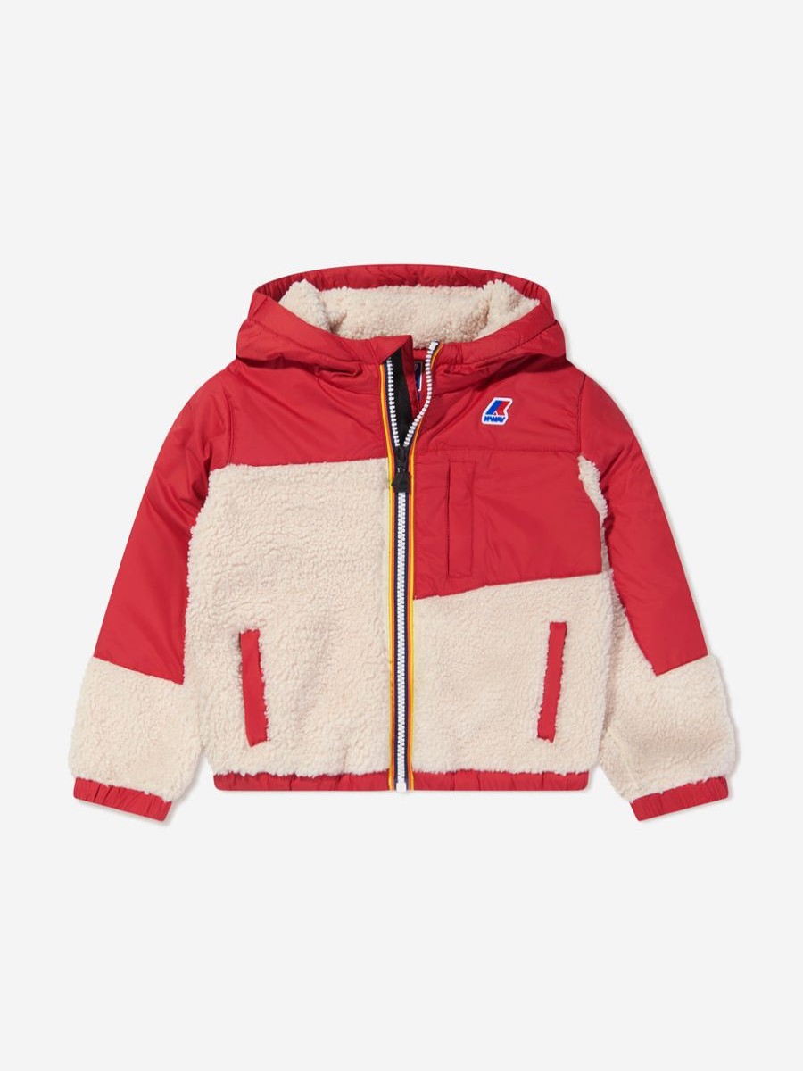 Girls K-WAY Coats & Jackets | K-Way - Kids Neige Orsetto Jacket | Childsplay Clothing