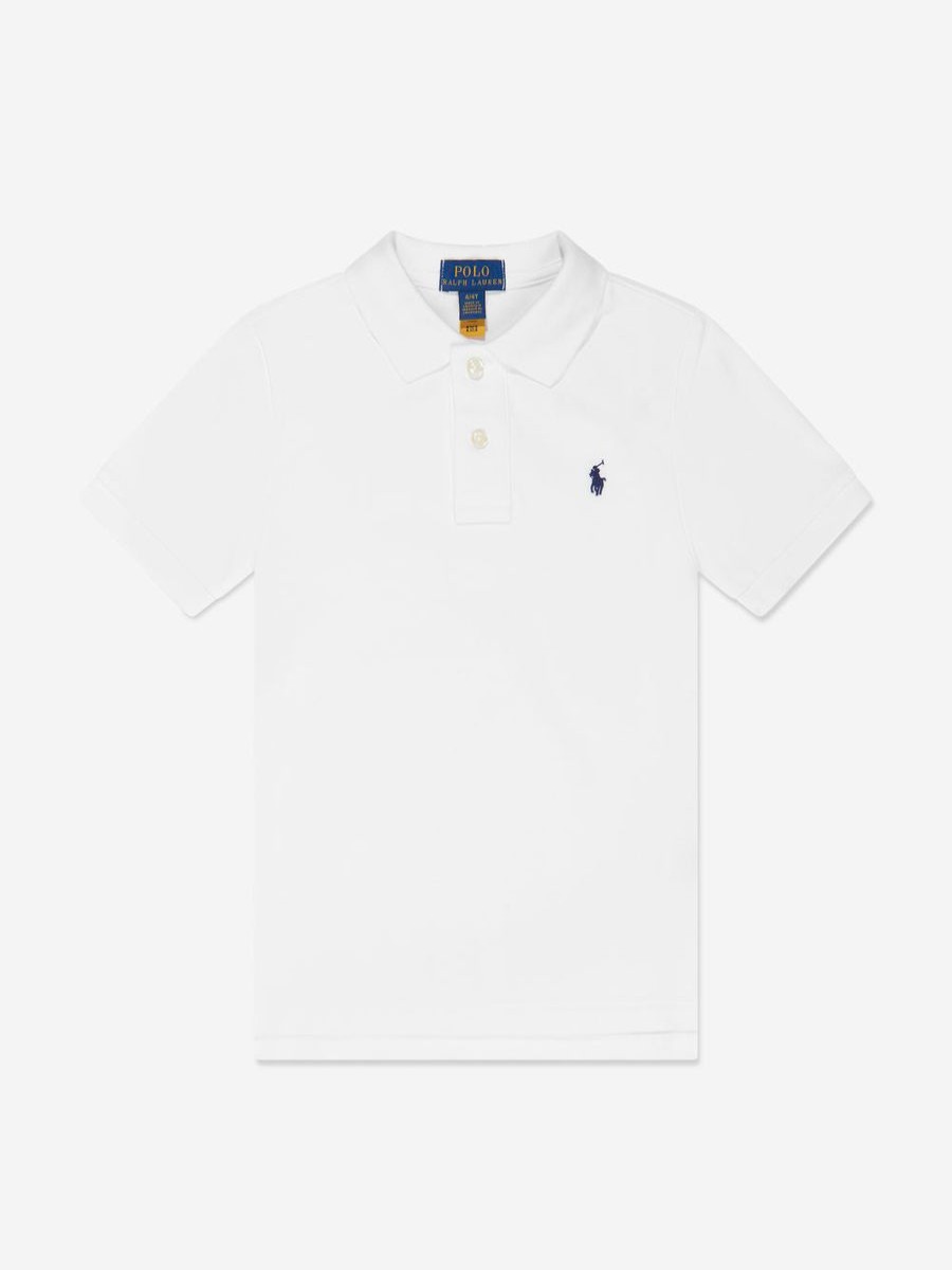 Boys Ralph Lauren Kids T-Shirts & Tops | Boys Logo Polo Shirt In White