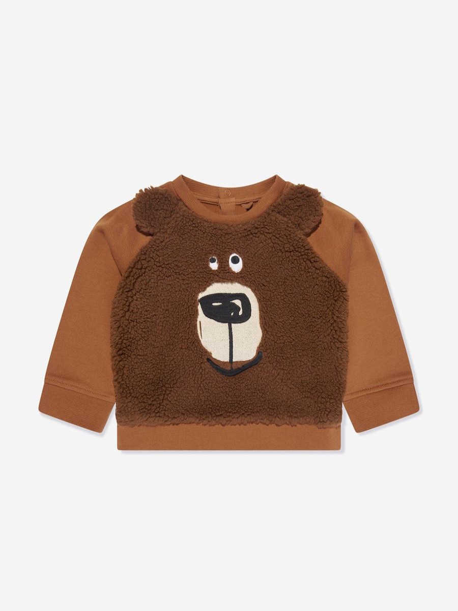 Baby Stella McCartney Kids Sweatshirts & Hoodies | Baby Boys Bear Sweatshirt In Brown