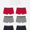 Boys Tommy Hilfiger Underwear | Boys Boxer Shorts Set (7 Pack) In Multicolour