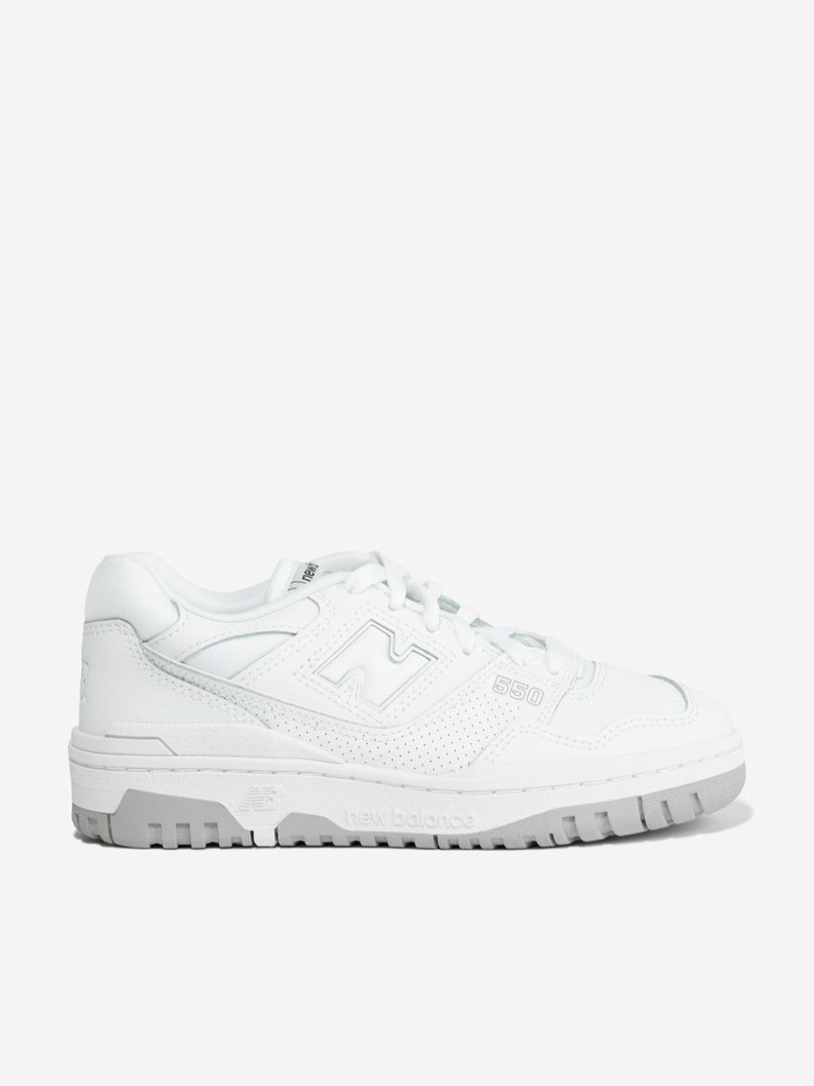 Boys New Balance Sneakers | Boys 550 Logo Trainers In White