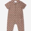 Girls Burberry Kids Babygrows & Rompers | Baby Andreas Romper In Beige