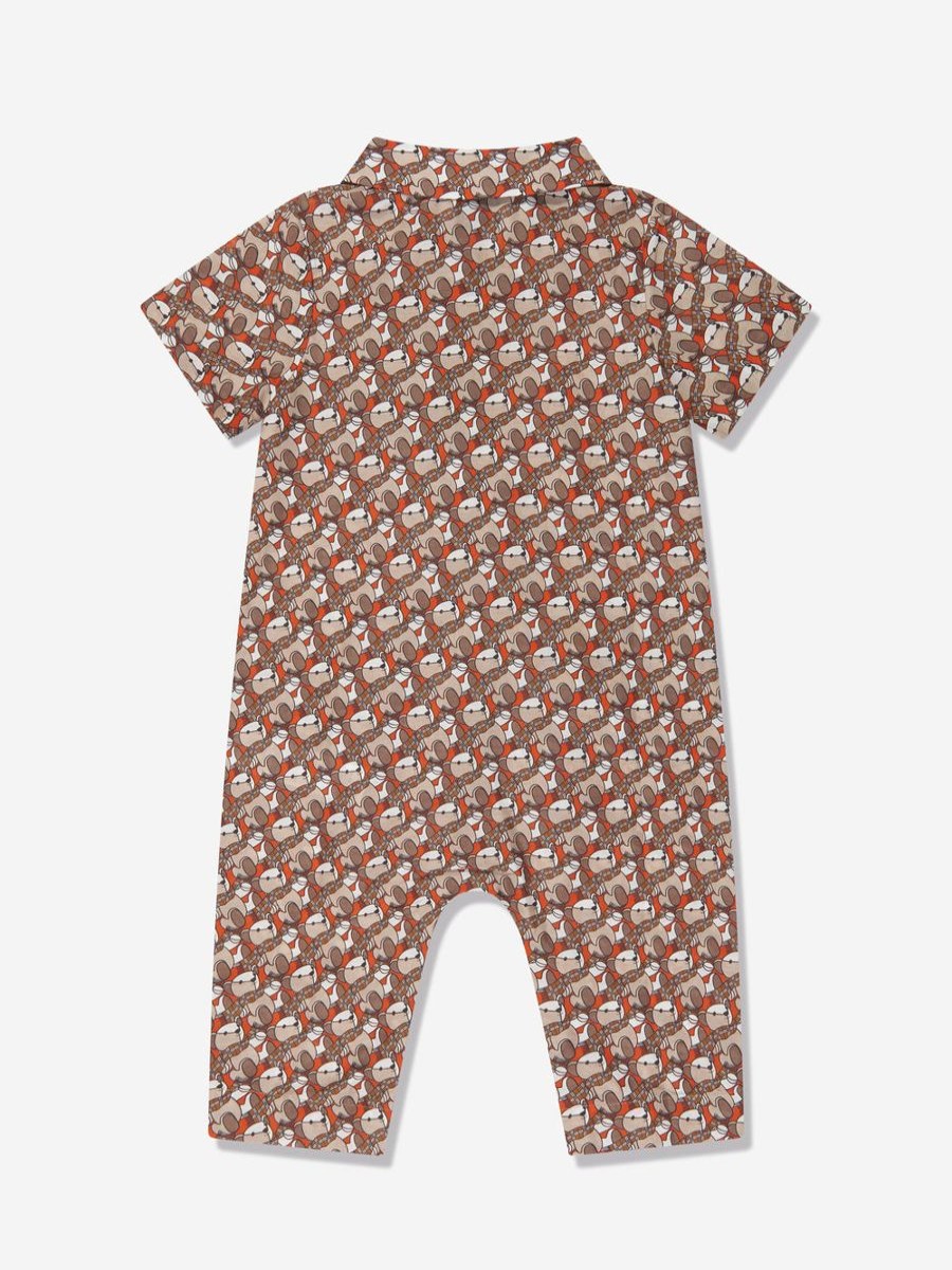 Girls Burberry Kids Babygrows & Rompers | Baby Andreas Romper In Beige