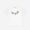 Girls Off-White Tops & T-Shirts | Girls Funny Flowers T-Shirt In White