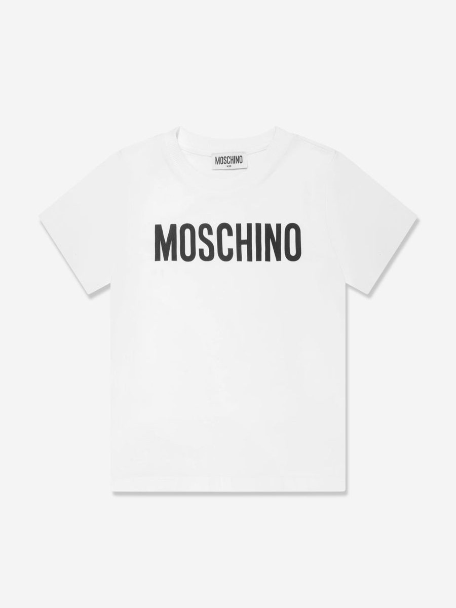 Boys Moschino Kids T-Shirts & Tops | Kids Logo T-Shirt In White