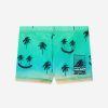 Boys Molo Swimwear | Boys Smiley Palm Swim Trunks In Green