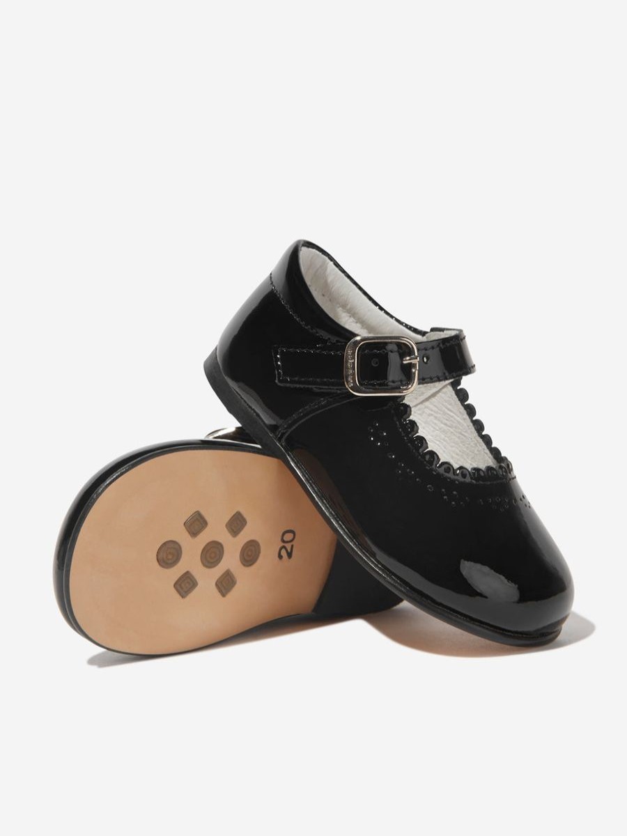 Baby Andanines Shoes | Girls Mary Jane Shoes In Black