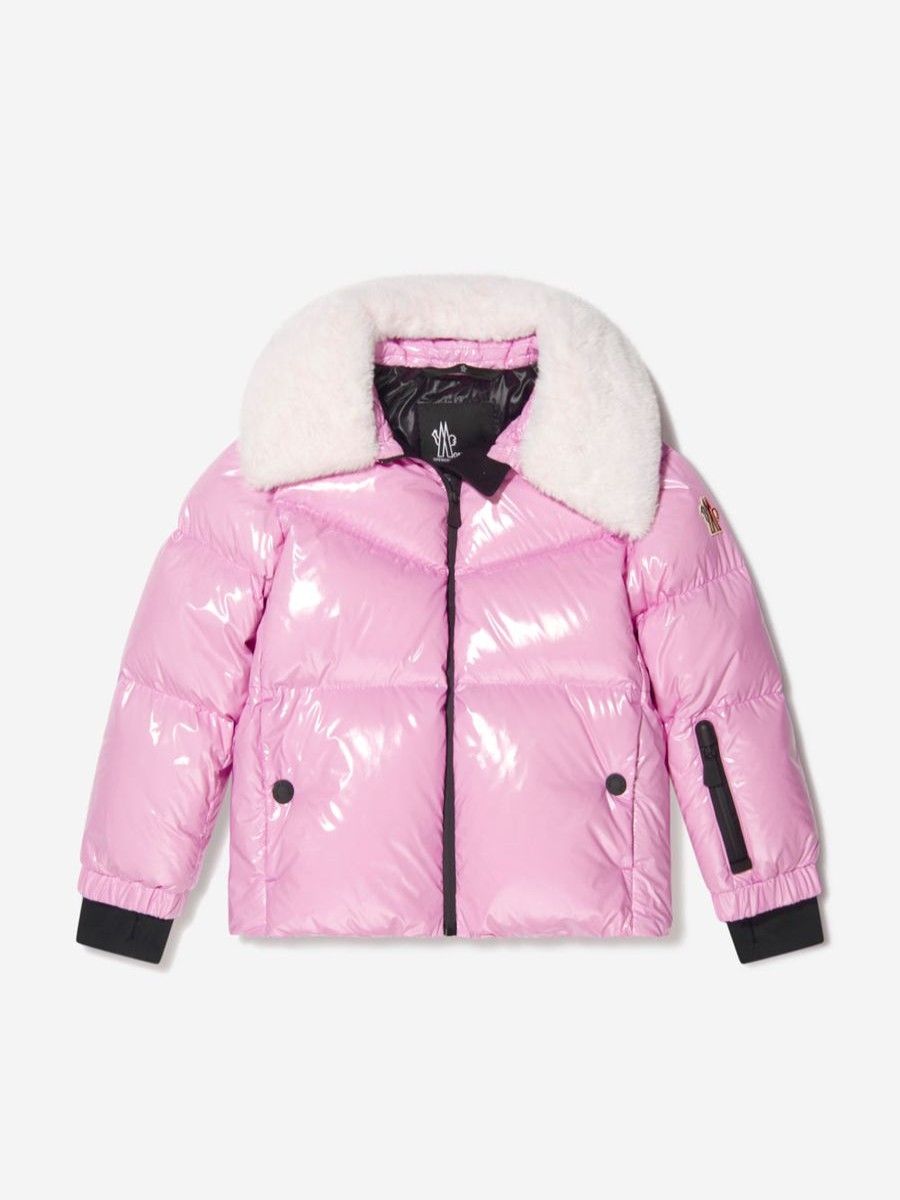 Girls Moncler Enfant Coats & Jackets | Moncler Enfant - Girls Down Padded Edling Jacket | Childsplay Clothing