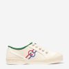 Boys Gucci Kids Sneakers | Kids Gg Tennis Trainers In White