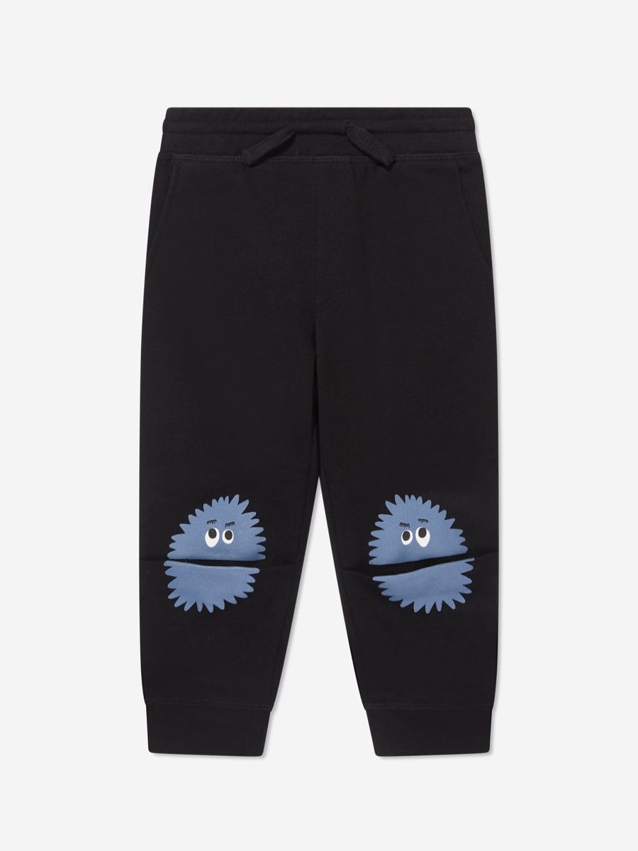 Boys Stella McCartney Kids Sweatpants | Boys Monster Joggers In Black