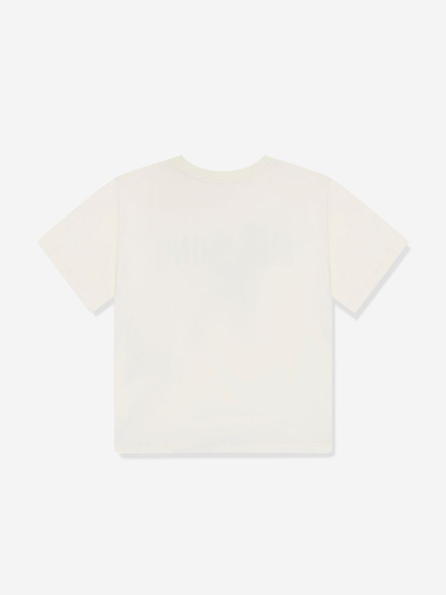 Boys Moschino Kids T-Shirts & Tops | Kids Teddy Logo T-Shirt In Ivory