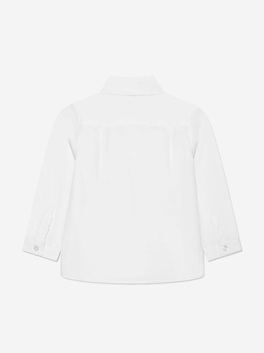 Boys Patachou Shirts | Boys Long Sleeve Shirt In White