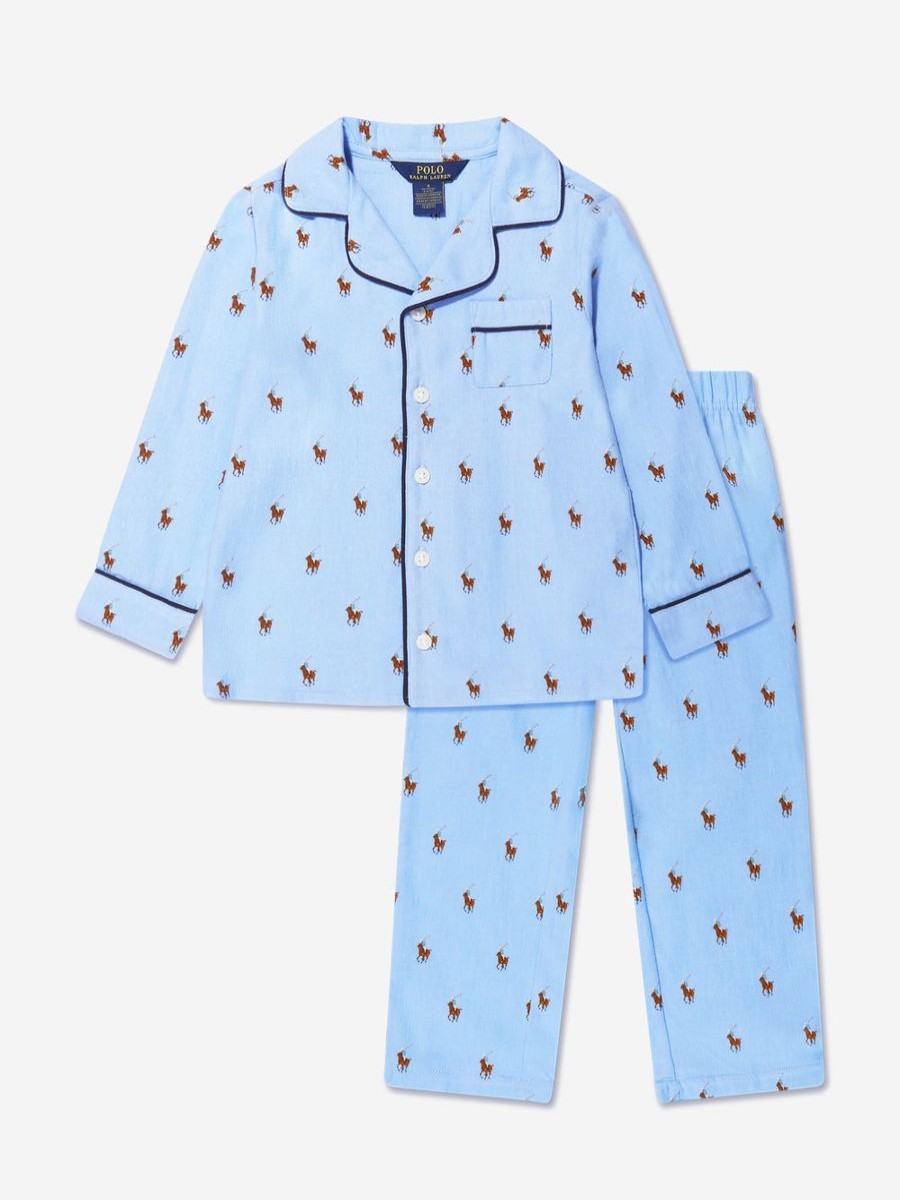 Boys Ralph Lauren Kids Nightwear & Pyjamas | Boys Logo Pyjama Set In Blue