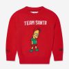 Boys MC2 Saint Barth Jumpers & Cardigans | Boys Team Santa Jumper In Red