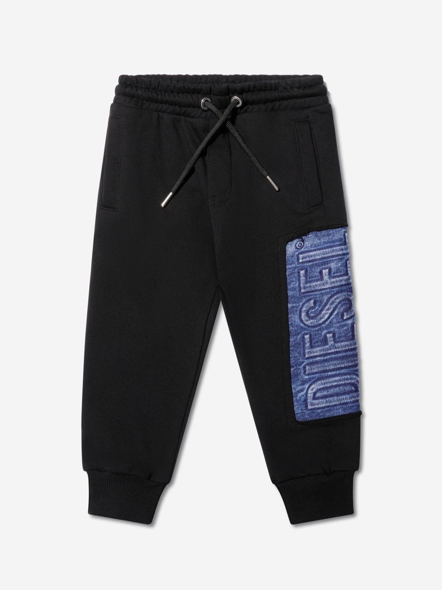 Boys Diesel Sweatpants | Boys Logo Joggers In Black