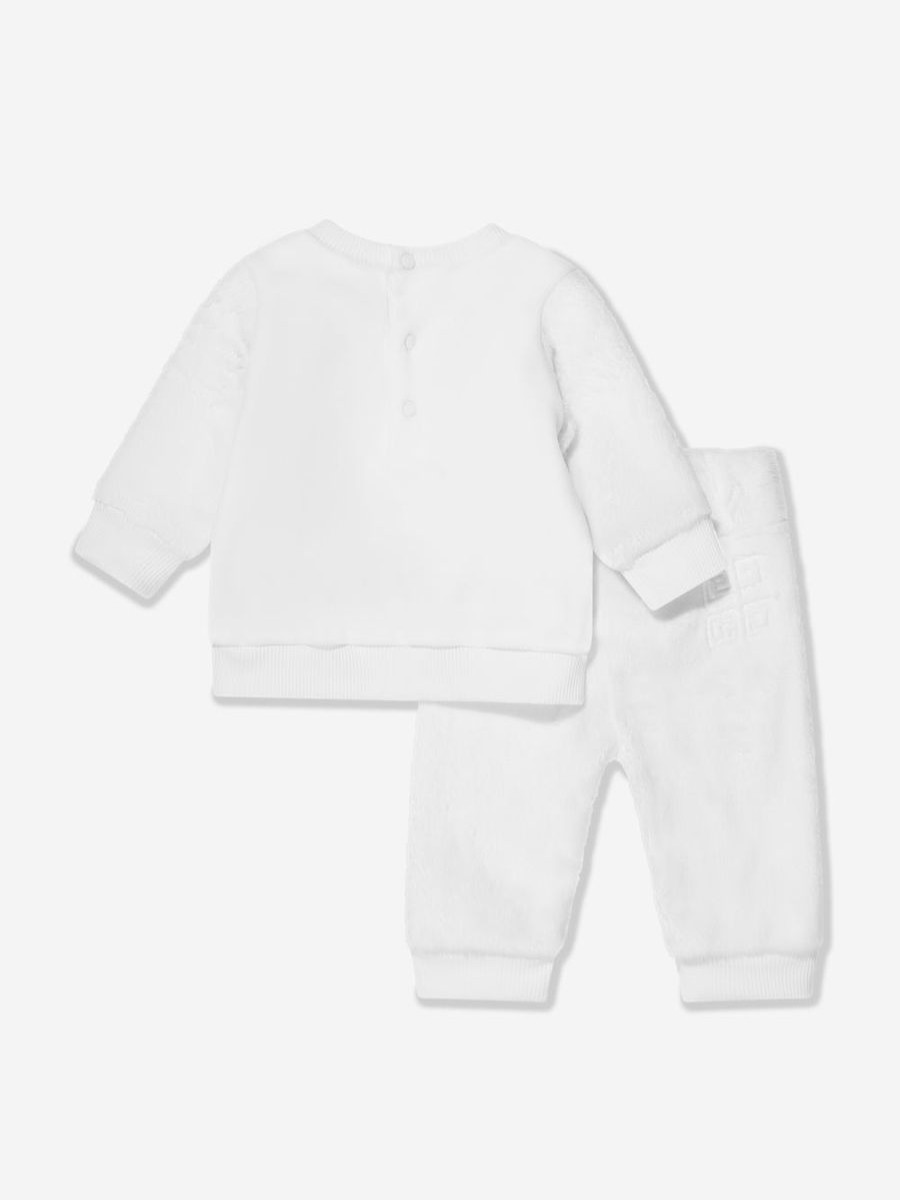 Baby Givenchy Outfits & Sets | Baby Tracksuit Gift Set In White