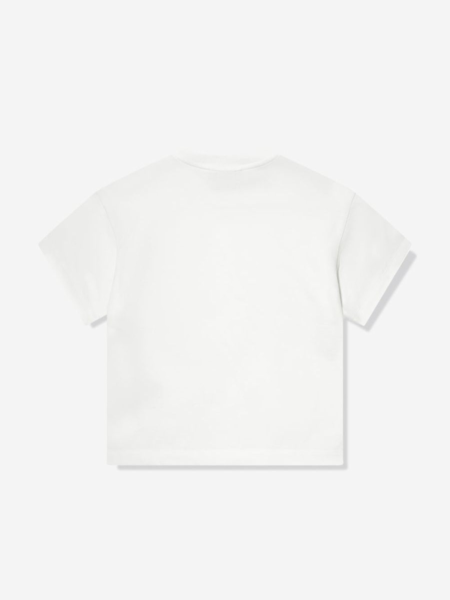 Boys Fendi Kids T-Shirts & Tops | Kids Ff Pocket T-Shirt In White